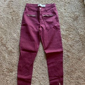 Leggings - maroon
